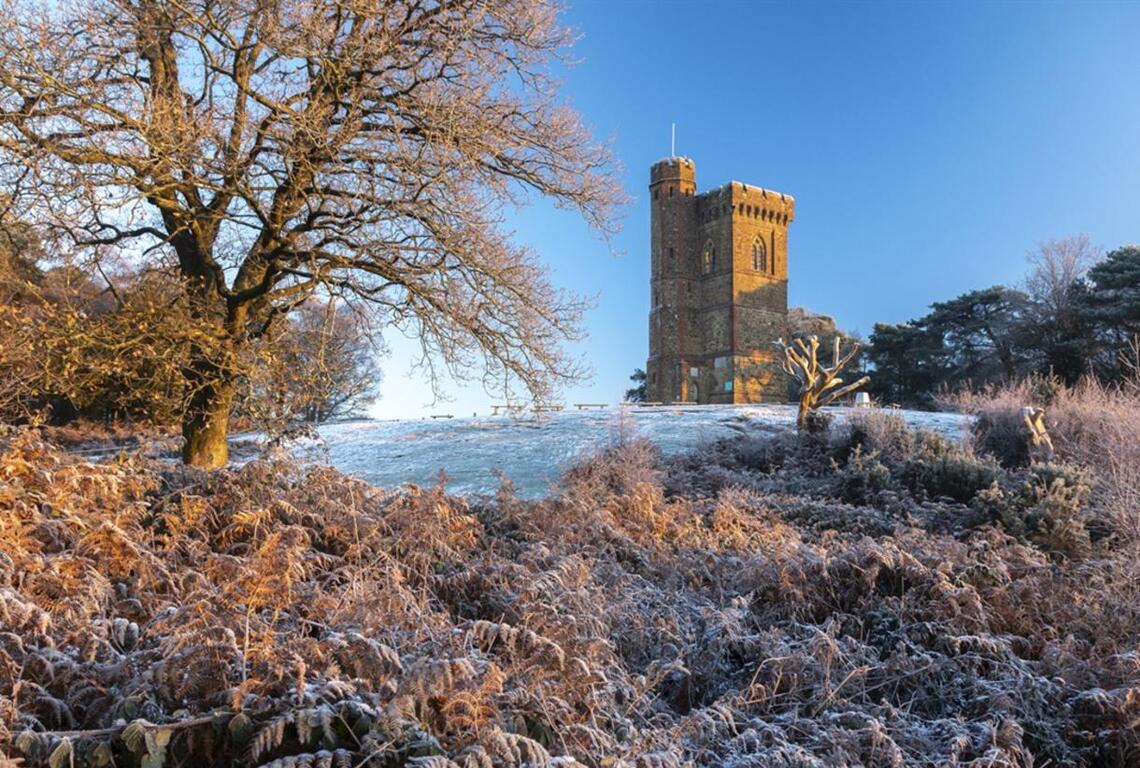 Photo of Leith Hill Tower in winter